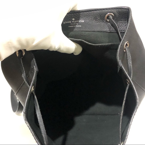 Authentic Louis Vuitton Taurillon Black Leather Lockme Backpack - Picture 14 of 15